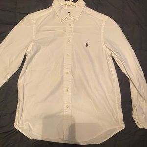 Boys Ralph Lauren white shirt